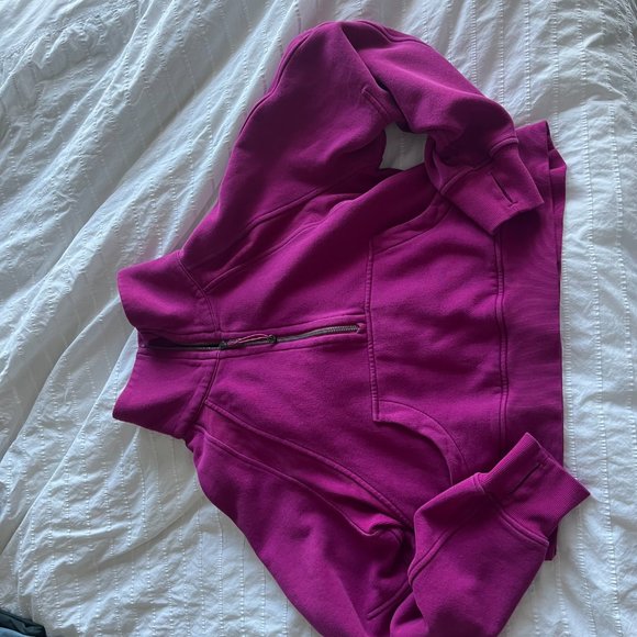Lululemon Half-zip Scuba xs/s Ripened Raspberry - Picture 2 of 7